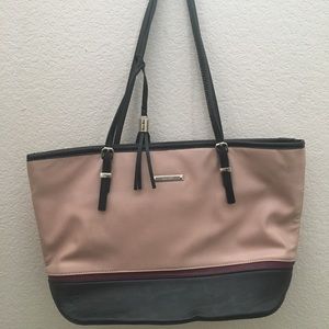 Nine West blush pink and burgundy purse